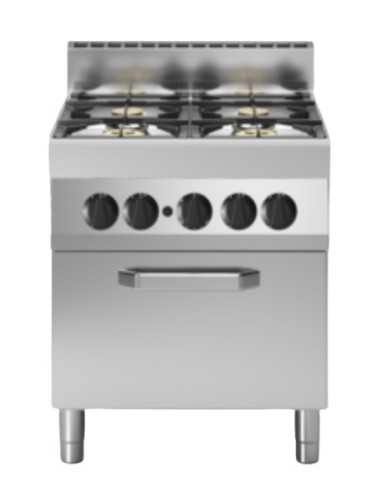 Cucina a gas - Forno elettrico - N. 4 fuochi - cm 70 x 70 x 85h