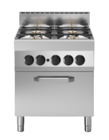 Gas cooker - Electric oven - N. 4 fires - cm 70 x 70 x 85h
