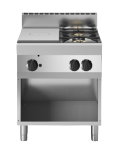 Cocina de cocina - N. 2 incendios - cm 70 x 70 x 85h