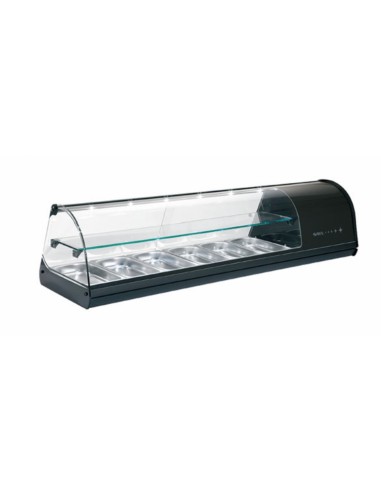 Refrigerated display case - N°6 x GN 1/3 H 40 - Cm 143.8 x 39.5 x 36 h
