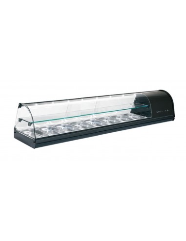 Refrigerated display case - N°8 x GN 1/3 H 40 - Cm 178.8 x 39.5 x 36 h