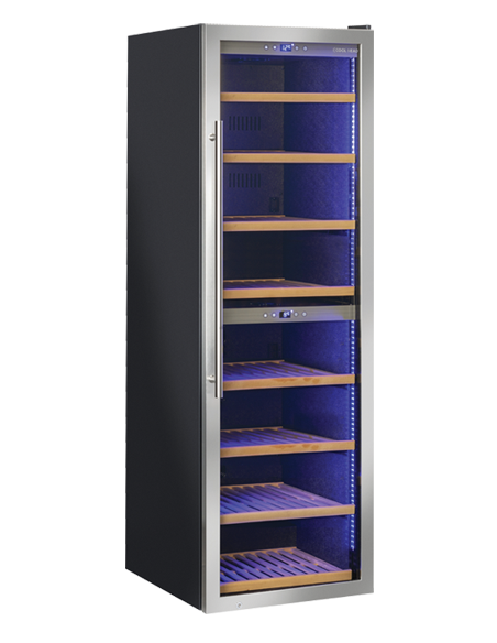 Cantina vini - Temperatura +5°+12°C/+12° +20°- cm 59.5 x 77 x 185.1h