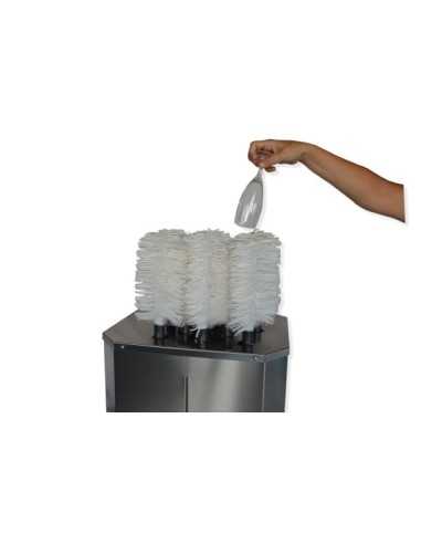 Dry glasses - N. 8 rotating brushes - Cm 46 x...