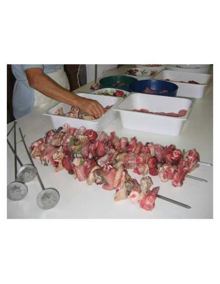 NAsador de mostrador - Asador Bresciano - .4 varillas - Cm 93 x 50 x 100 h