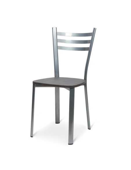 Silla - Estructura en tubular elíptico pintado con polvo epoxi - cm 40 x 43 x 86 h