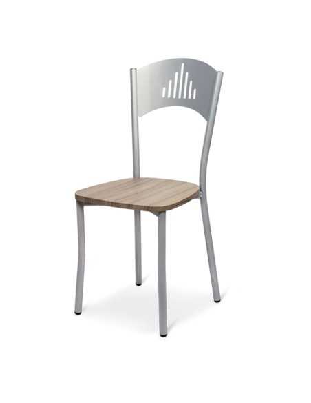 Silla - Estructura en tubular pintado con polvos epoxi - cm 40 x 46 x 87 h