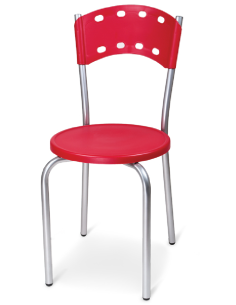 Chair - Structure in tubular painted with epoxy powders -...