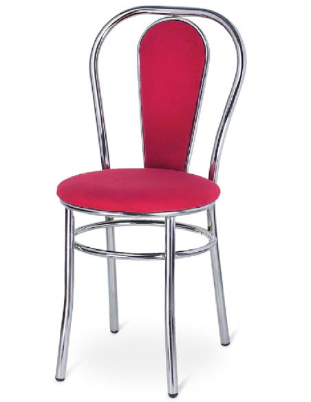 Silla - Estructura tubular pintada con polvos epoxi - cm 42 x 48 x 88 h