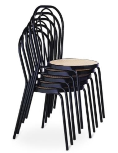 Silla - Estructura en tubular pintado con...