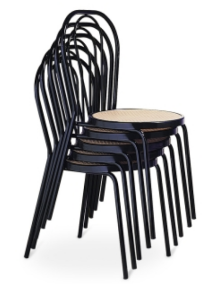 Silla - Estructura en tubular pintado con polvos epoxi - cm 42 x 48 x 88 h