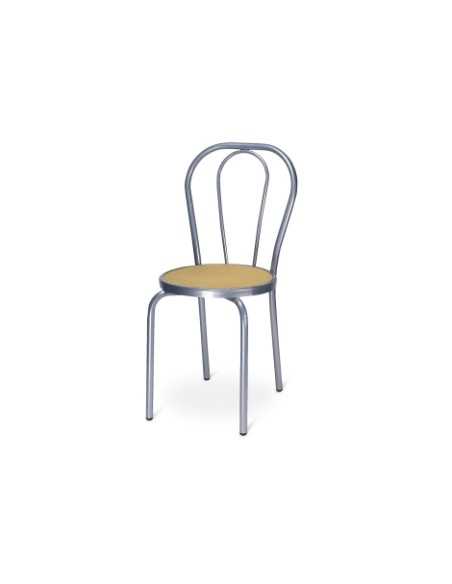 Silla - Estructura en tubular pintado con polvos epoxi - cm 42 x 48 x 88 h