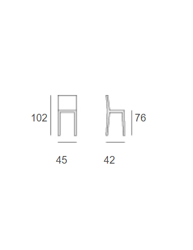 Taburete - Estructura en tubular pintado con...