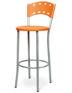 Stool - Structure in tubular painted with epoxy powders -...