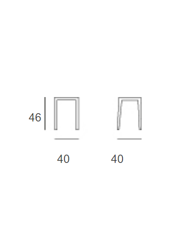 Sgabello - Struttura in tubolare verniciato con...