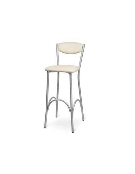 Taburete - Estructura en tubular pintado con polvos epoxi - cm 49 x 42 x 108 h