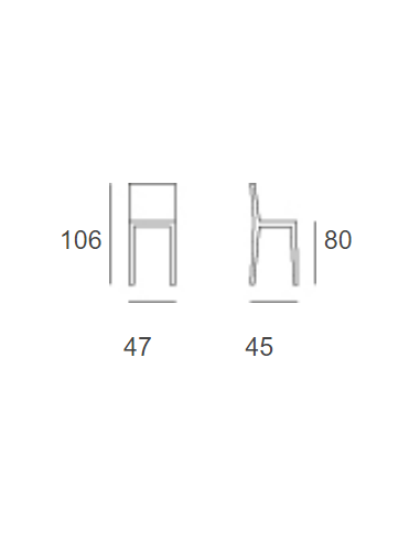 Taburete - Estructura en tubular pintado con...
