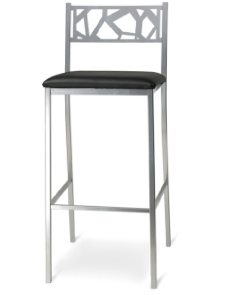 Stool - Structure in tubular painted with epoxy powders - cm 47 x 45 x 106 h