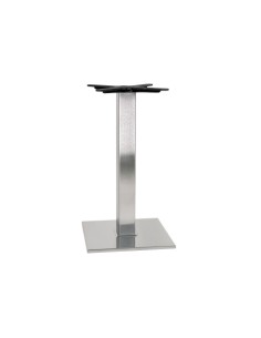 Table base - Square tubular frame with satin steel -... 2