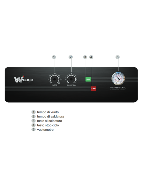 Vacuo - Bar de soldadura 37 cm - cm 37 x 24 x 11h