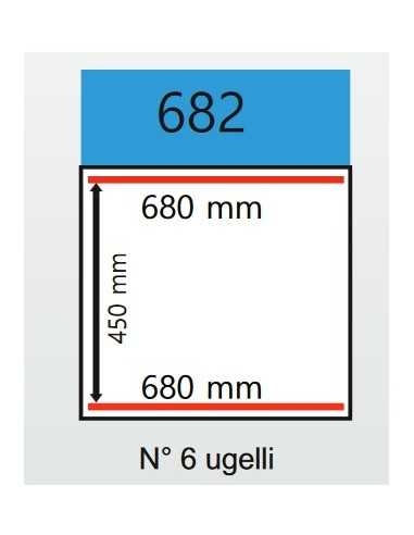 Vacuum Bell - Cart - Welding bar from 680 mm x...