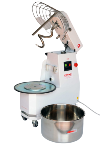 Impastatrice spirale - Capacità 12kg/17 lt - Trifase - cm 35 x 65.5 x 68 h