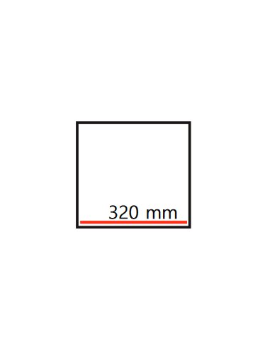 Bell vacuum - 320 mm welding bar - cm 39 x 53 x...