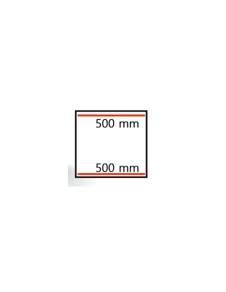 Sottovuoto campana - Barra saldante da 500 mm x 2 - cm 61.2 x 66.7 x 37h