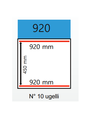 Vacuum Bell - Trolley - Welding bar 920 mm - cm...