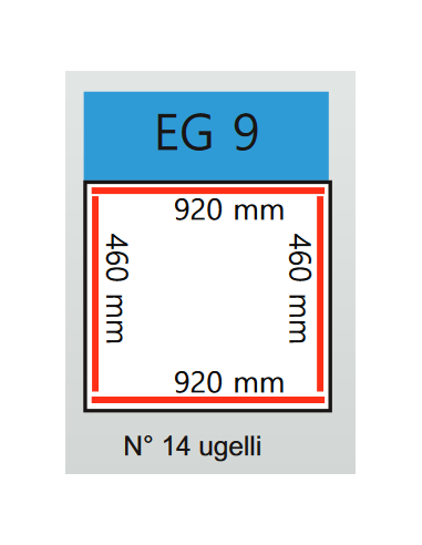 Sottovuoto campana - Barre 2 x 920 mm + 2 x...