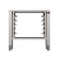 Tavolo fisso - Acciaio inox AISI 430 - Supporti per forni 5/7/11 teglie - Dimensioni cm 73 x 60 x 77h