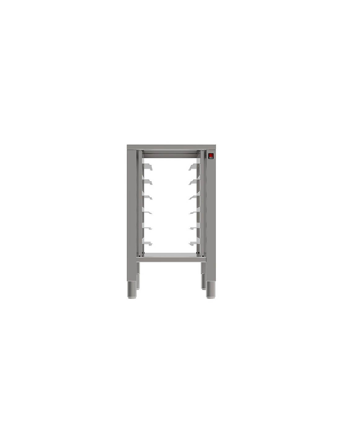 Fixed table - Acciaio inox AISI 430 - With supports - Dimensions cm 50 x 55.6 x77h