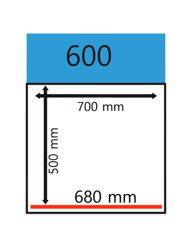 Vacuum Bell - Carrito - Barra de soldadura 680...