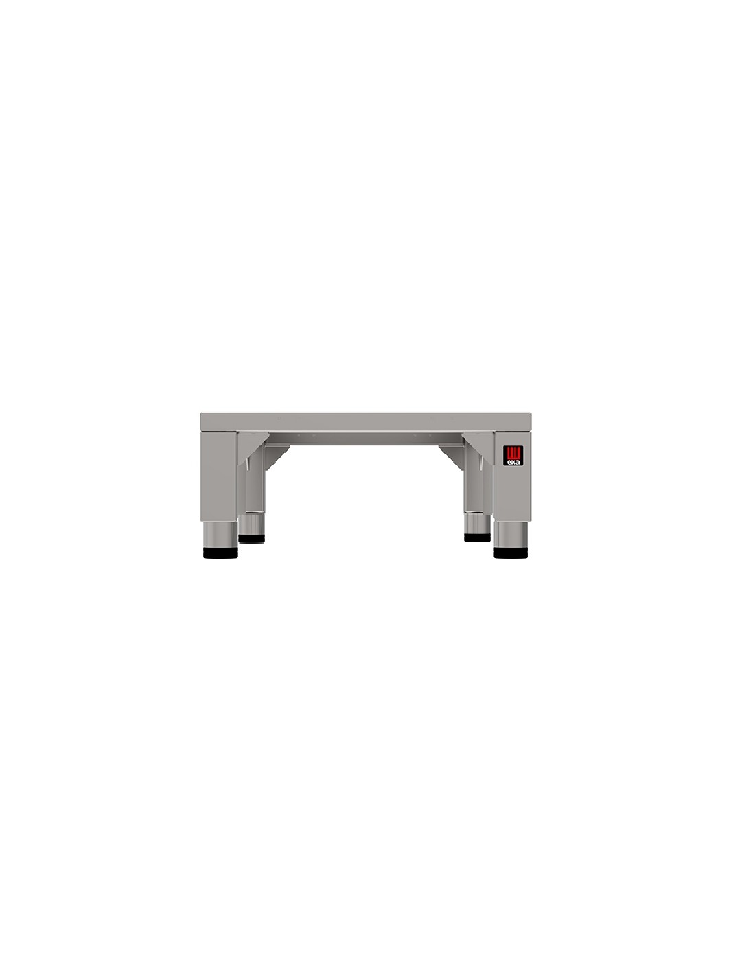 Fixed table - Acciaio inox AISI 430 - For overlapping furnaces - For ovens 6 compact cutters - Dimensions cm 50 x 73.6 x22h