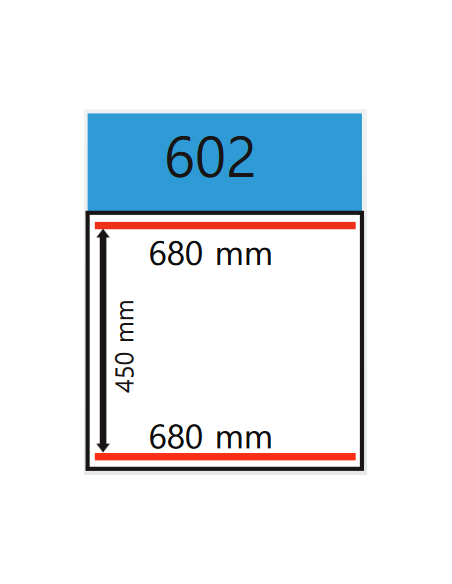 Vacuum Bell - Cart - Welding Bar 2 x 680 mm - cm 80 x 69 x 91h