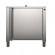 Closed chicken table - AISI 430 stainless steel - Fixed - Fat collection kit - No. 2 10 lt cans - Fat drain - Dimensions 73 x 66