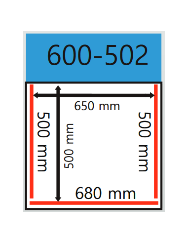 Vacuum Bell - Cart - Welding bar 680 mm + 2 x...