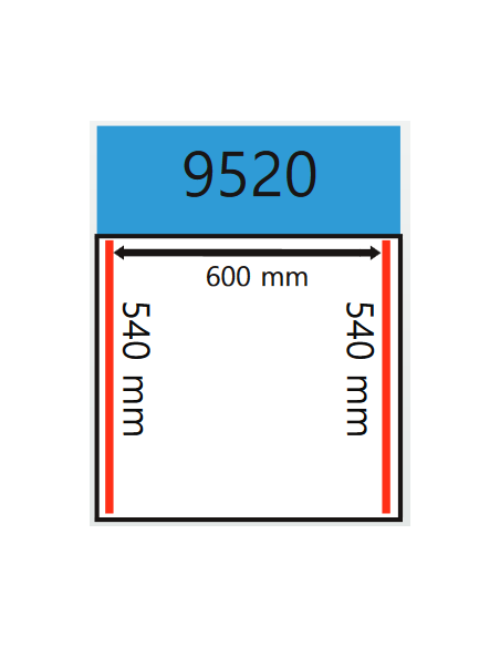Vacuum Bell - Carrito - Barritas de soldadura 2 x 540 mm - cm 106 x 68.7 x 91h