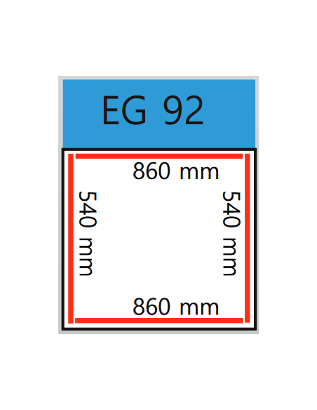 Sottovuoto campana - Barre saldanti 2 x 540 mm + 2 x 860 mm - cm 106 x 68.7 x 91h