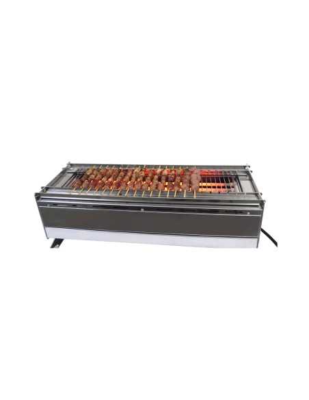 Parrilla eléctrica ideal para cocinar brochetas y asados - cm 68.2 x 24.5 x 20.2 h