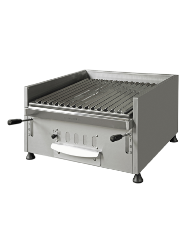 Coal grill - Stainless steel grill - cm 66 x 63 x 35 h