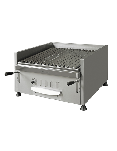 Griglia a carbonella - Griglia inox - cm 120 x 66 x 95 h