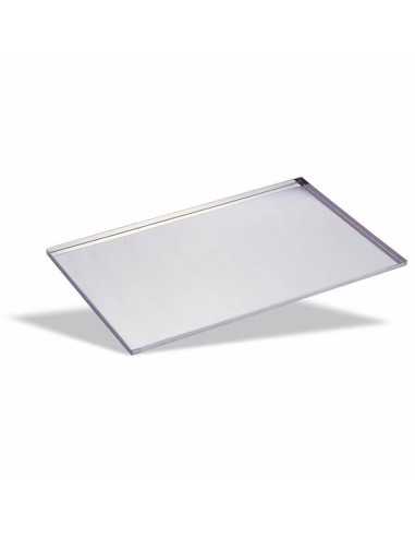 Stainless steel rectangular pastry tray -...