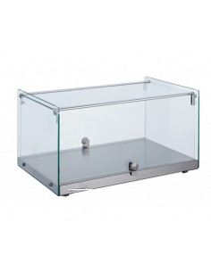 Vetrina neutra vetro dritto con 1 ripiano - Cm 55.4