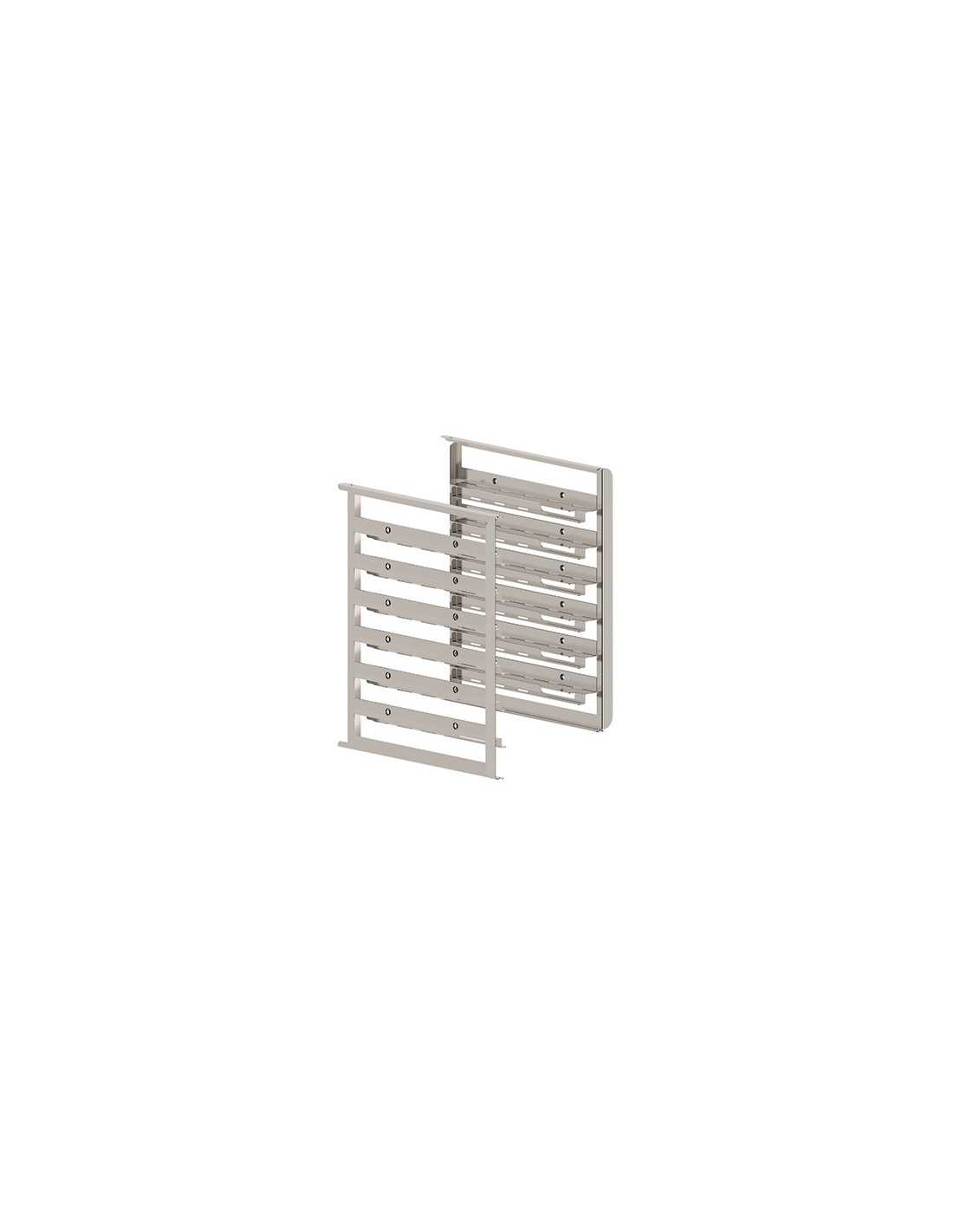 Two-side brackets dx/sx in AISI 304 n°6 pans 60 x 40 or GN 1/1