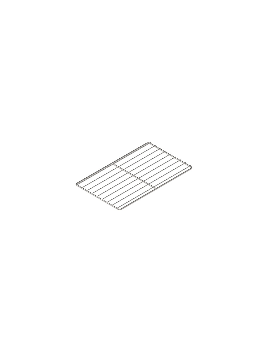 AISI 304 stainless steel grille - GN 1/1 - cm 53 x 32.5 x 1.2 h