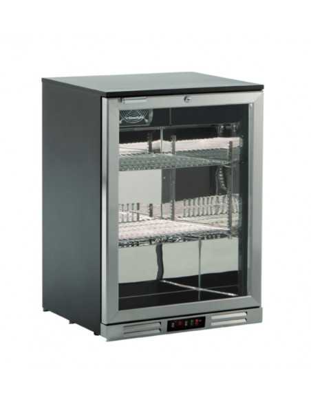 Refrigerated back counter display – 1 door – 129 L – Static with agitator – 60 x 53 x 83.5 cm