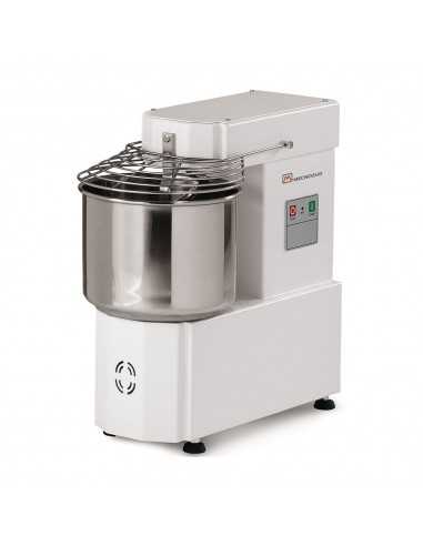 Spiral mixer - Speed changer - Capacity kg 5/lt 7- cm 54 x 26 x 52.7h