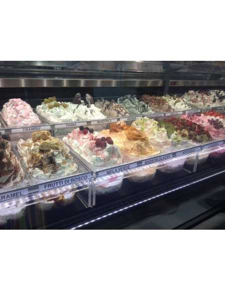 Container - Black polycarbonate - Dimensions cm 36 x 16.5 x 12 h