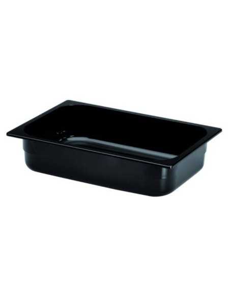 Container - policarbonato negro - Dimensiones cm 36 x 16.5 x 12 h