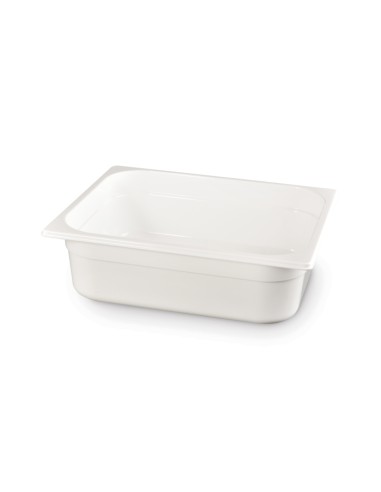 Container - Gastronorm 1/2 - White polycarbonate - Capacity various - mm 325 x 265
